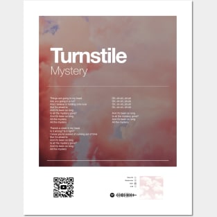 MYSTERY ✅ Turnstile lyrics poster Posters and Art